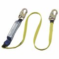 Jackson Safety Shock Absorbing Lanyards - Tear Pack 1 Webbing -  Single Leg - Weight Capacity 130 to 310 Lbs - 6' V8104306